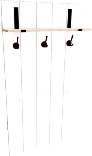 

Вешалка DC Aida Белый Аляска (кромка Дуб Сонома)