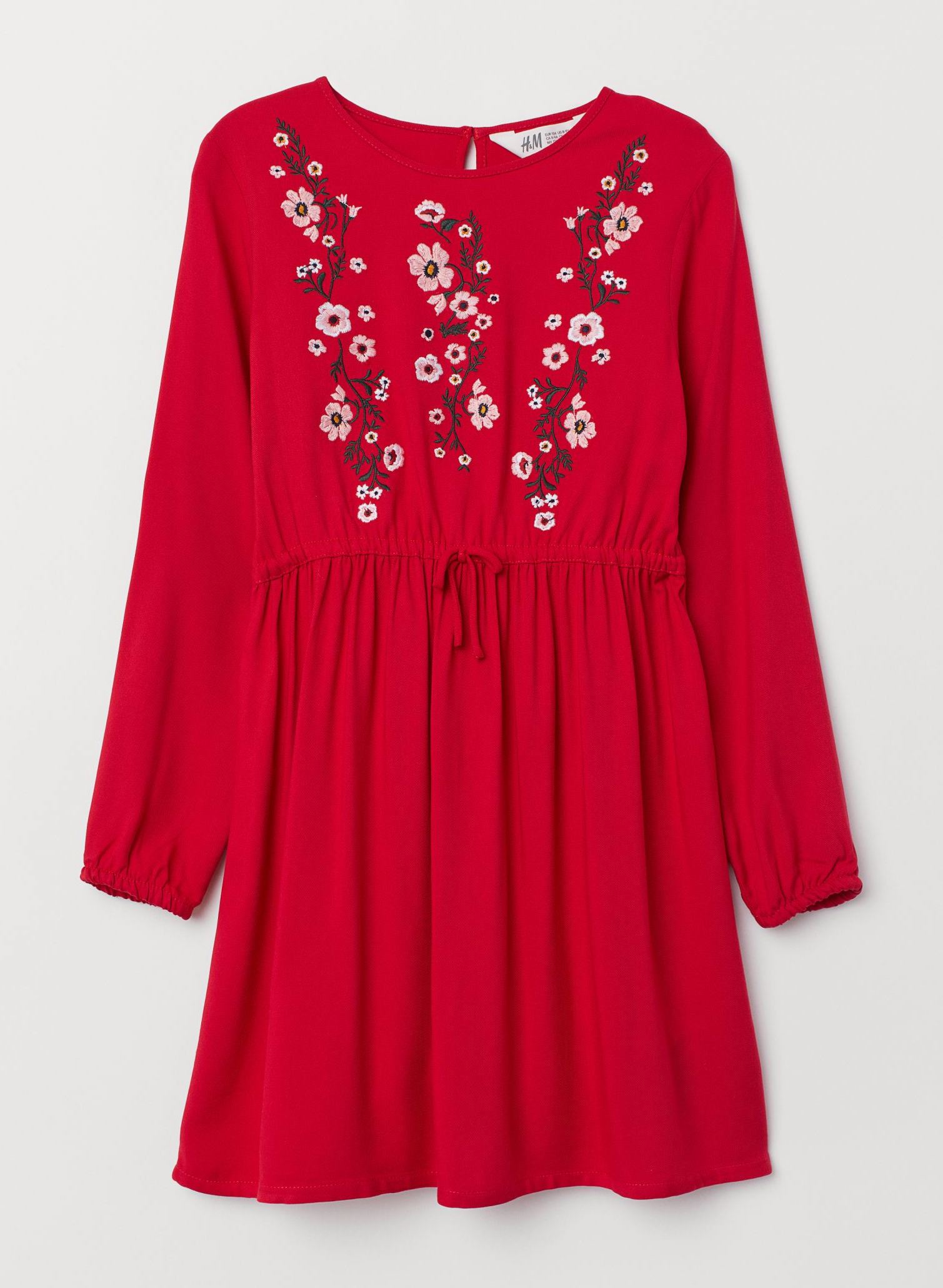 

Платья на длинный рукав для девочки H&M 116 размер красное 0671306001