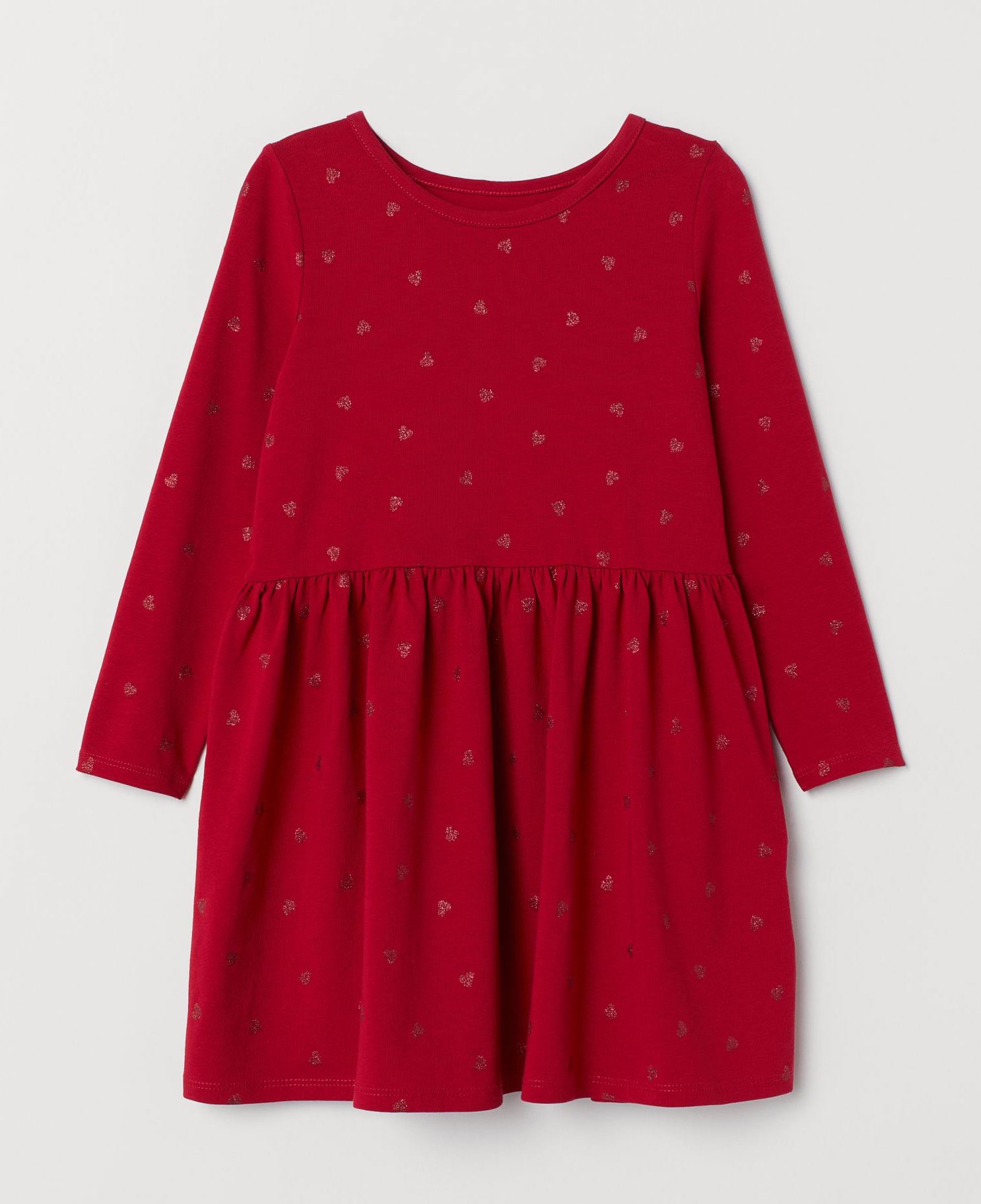 

Платья с длинным рукав для девочки H&M 116 размер красное 0625876017