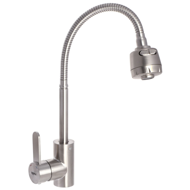 

Кухонный смеситель с гибким изливом ZERIX LR74304 (SX70103)
