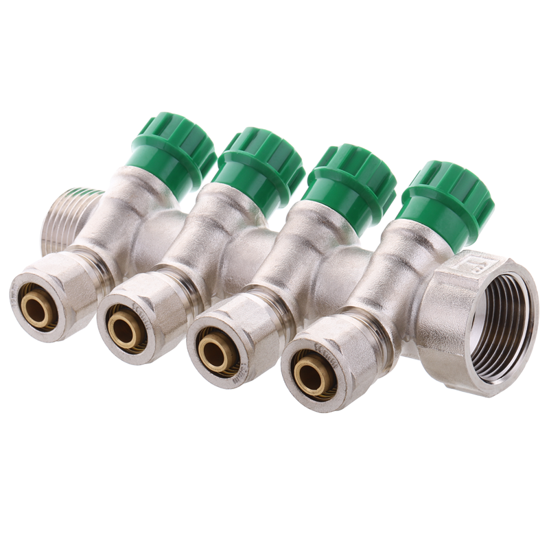

Коллектор вентильный с фитингом KOER KR.1124-4 1”x4 WAYS (KR2834) (SR202980)