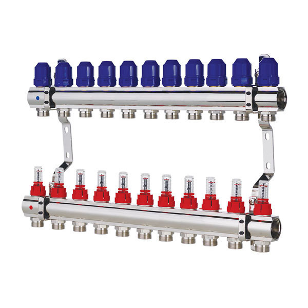 

Коллекторный блок с расходомерами KOER KR.1110-11 1”x11 WAYS (KR2648) (SR202983)