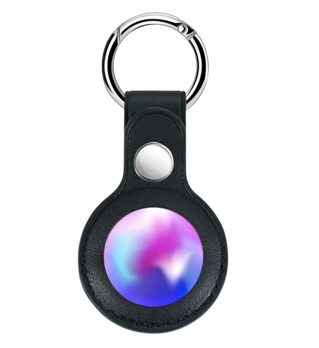 

Чехол Yosyn Leather Key Ring Black для AirTag