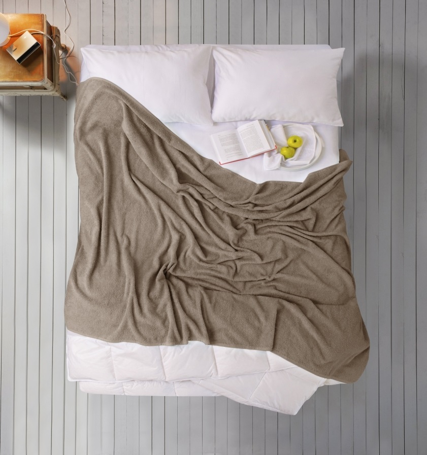 

Простынь Iris Home Махровая Walnut 190х220 (svt-2000022280822)