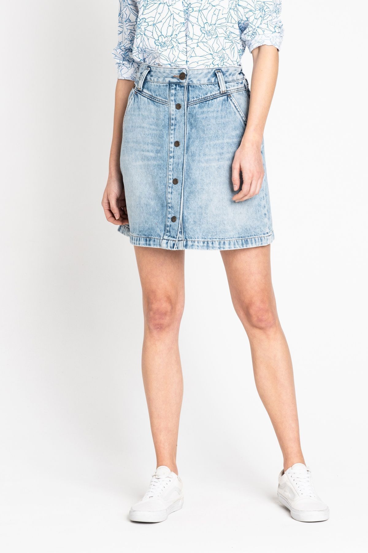 

Юбка джинсовая Lee Seasonal Skirt - Голубой 28-00