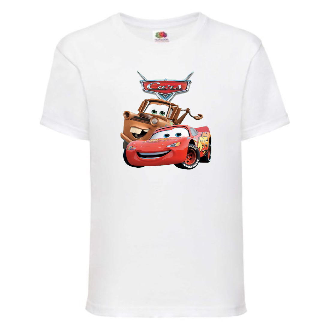 

Футболка детская ТАЧКИ 0012 (CARS) белая (CAR wh 0012) 104 см