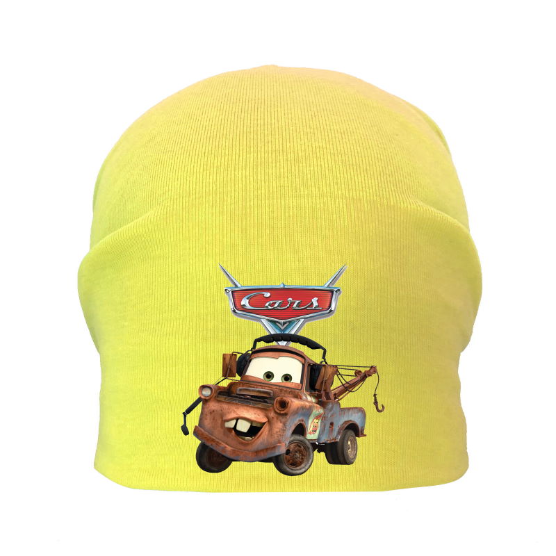 

Шапка детская Тачки желтая (tachki - 003) 50-52 см