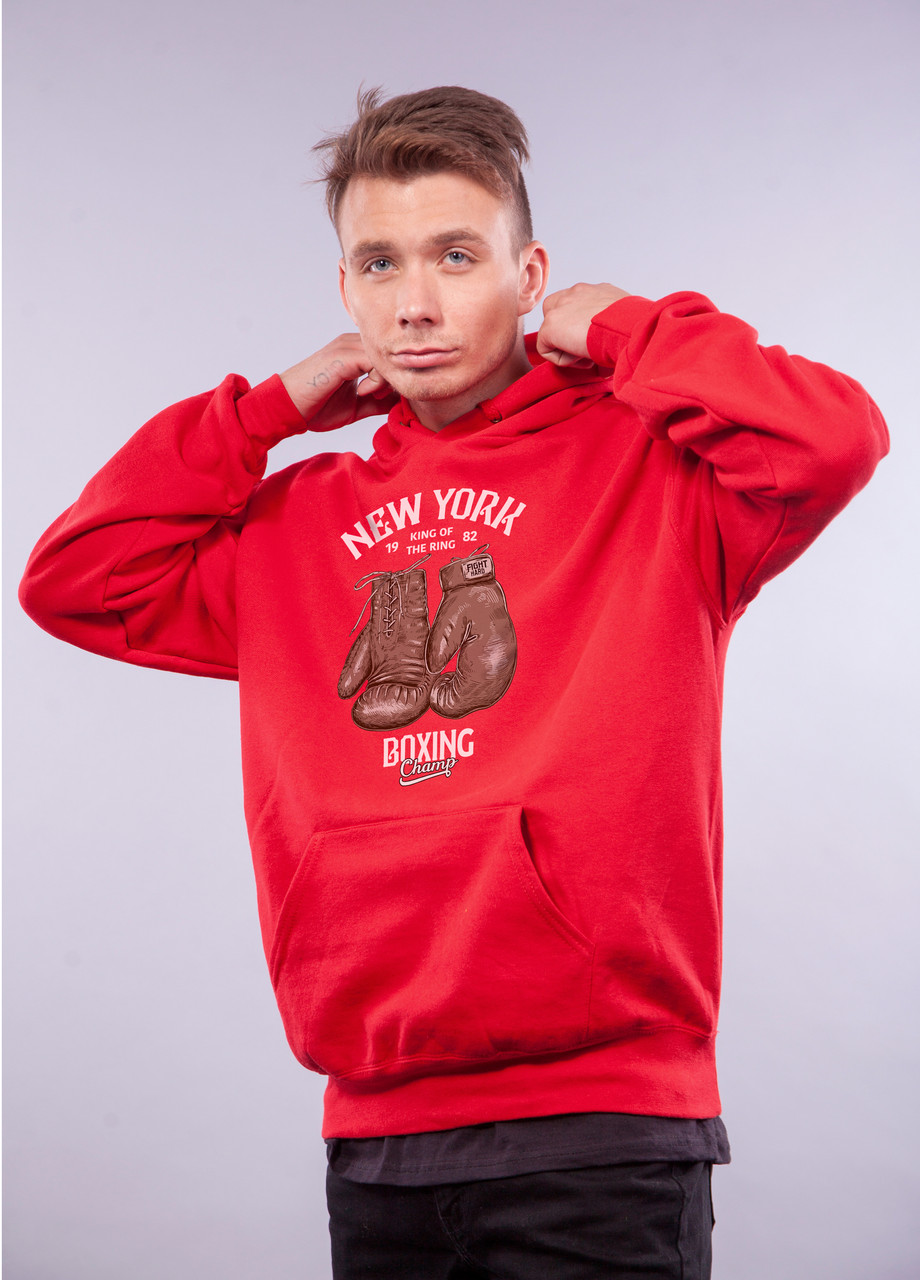 

Толстовка красная LOYS King Of Ring, Толстовка красная LOYS King Of Ring S