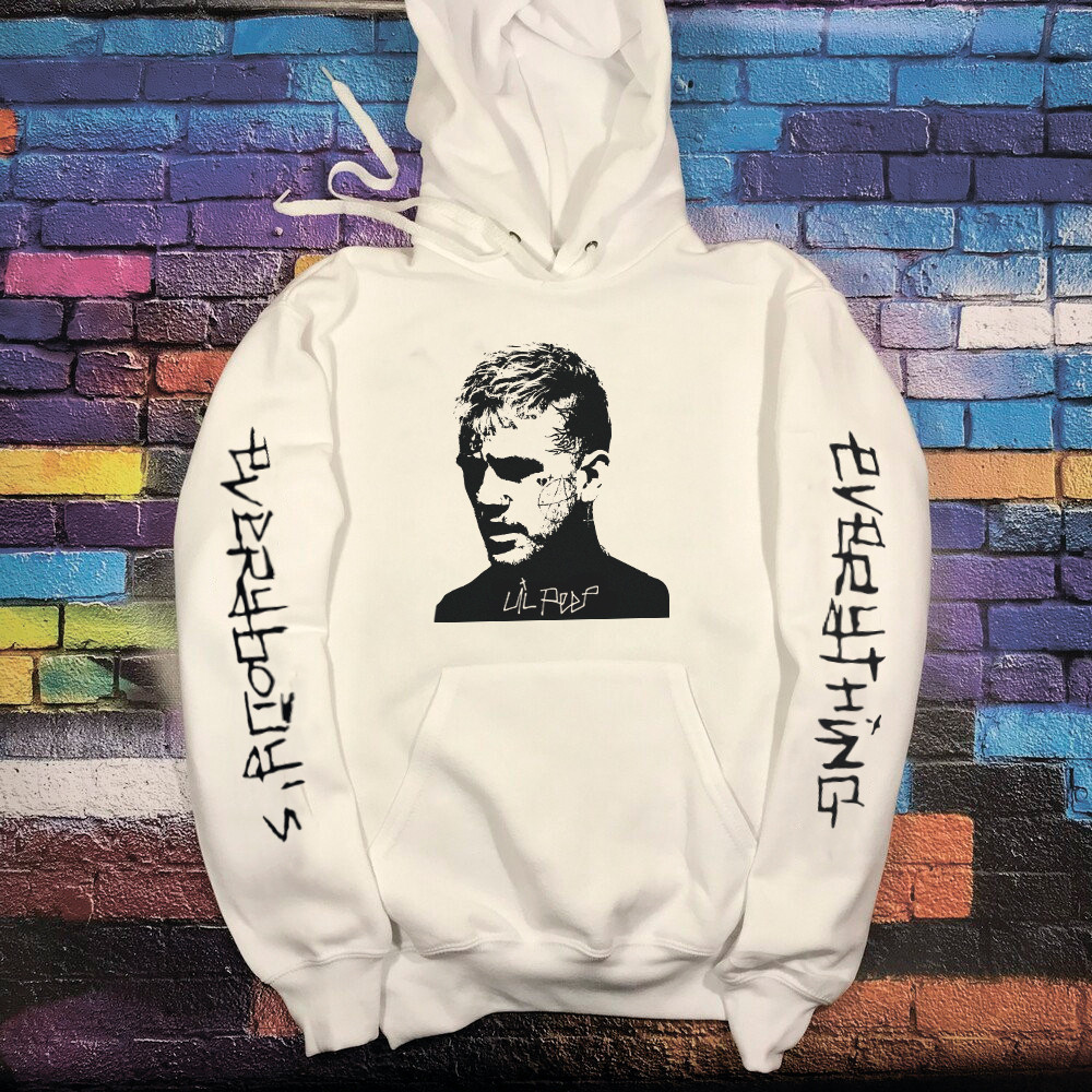 

Толстовка белая LOYS Lil Peep Art 1, Толстовка белая LOYS Lil Peep Art 1 S