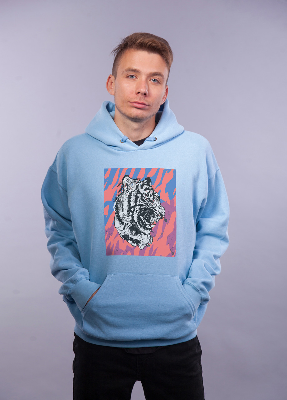 

Толстовка голубая LOYS "Tiger & Skull, Толстовка голубая LOYS "Tiger & Skull" S