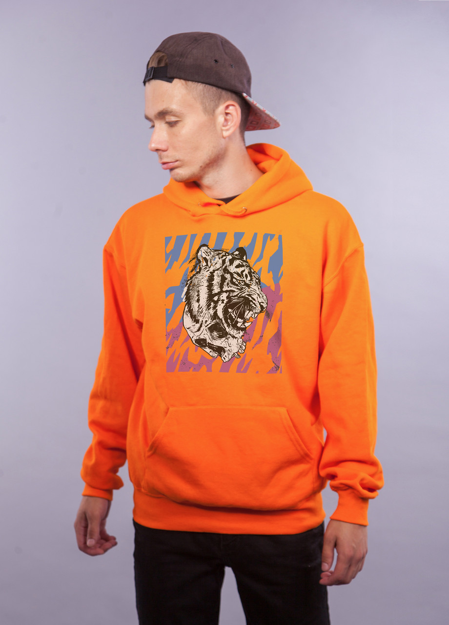 

Толстовка оранжевая LOYS "Tiger & Skull, Толстовка оранжевая LOYS "Tiger & Skull" S