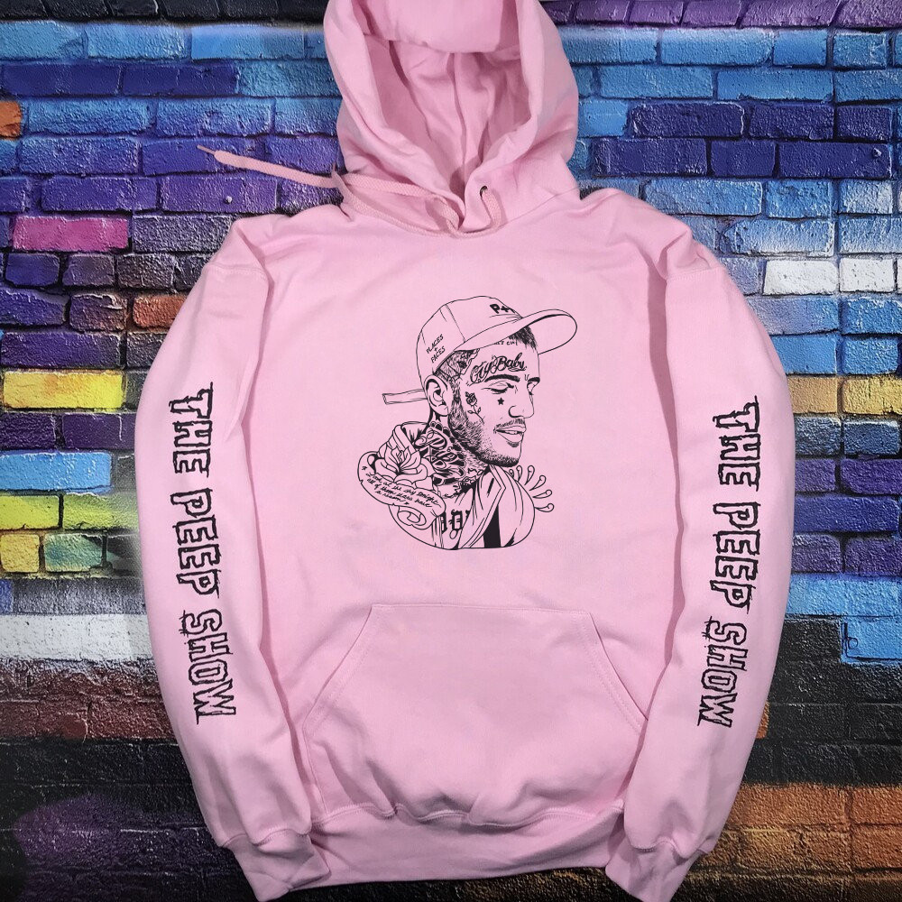 

Толстовка розовая LOYS Lil peep Art 7, Толстовка розовая LOYS Lil peep Art 7 S