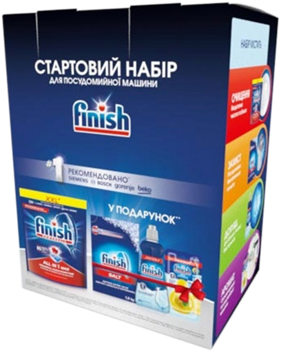 Акція на Стартовый набор для посудомоечных машин FINISH (4820232970423) від Rozetka UA