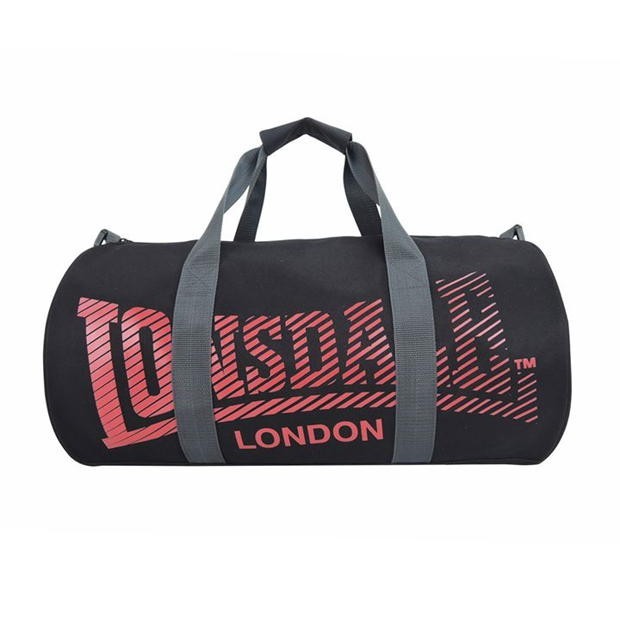 

Спортивная сумка Lonsdale Barrel Bag Black/Red