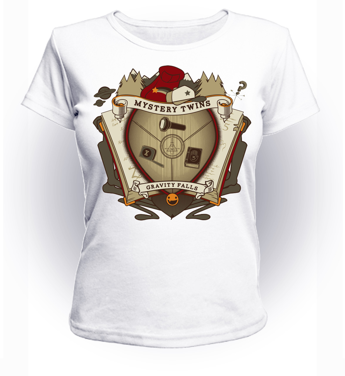 

Футболка GeekLand Гравити Фолз Gravity Falls Hystory of mystery Twins GF.01.030 (FU21GF.01.030/girl-98)