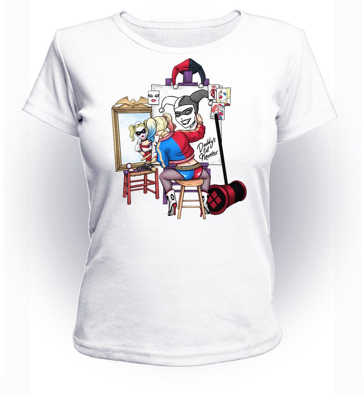 

Футболка GeekLand Отряд Самоубийц Suicide Squad Triple Harley Portrait SS.01.033 (FU21SS.01.033/girl-176)