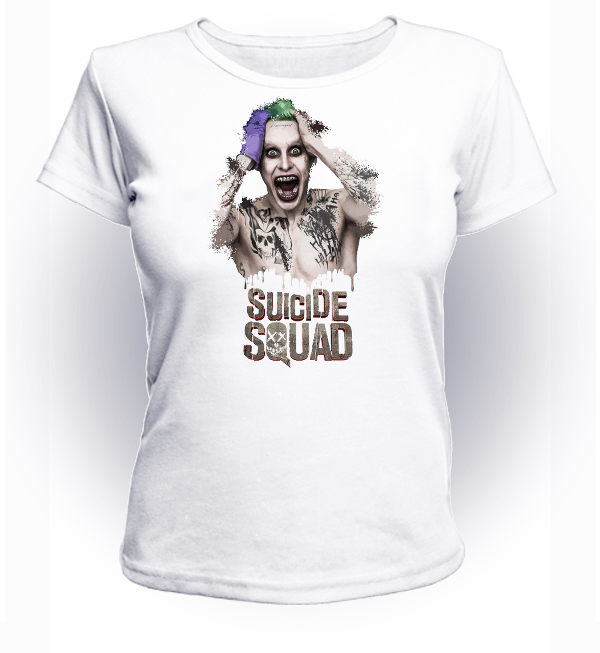 

Футболка GeekLand Отряд Самоубийц Suicide Squad A Splash of Madness SS.01.027 (FU21SS.01.027/girl-164)