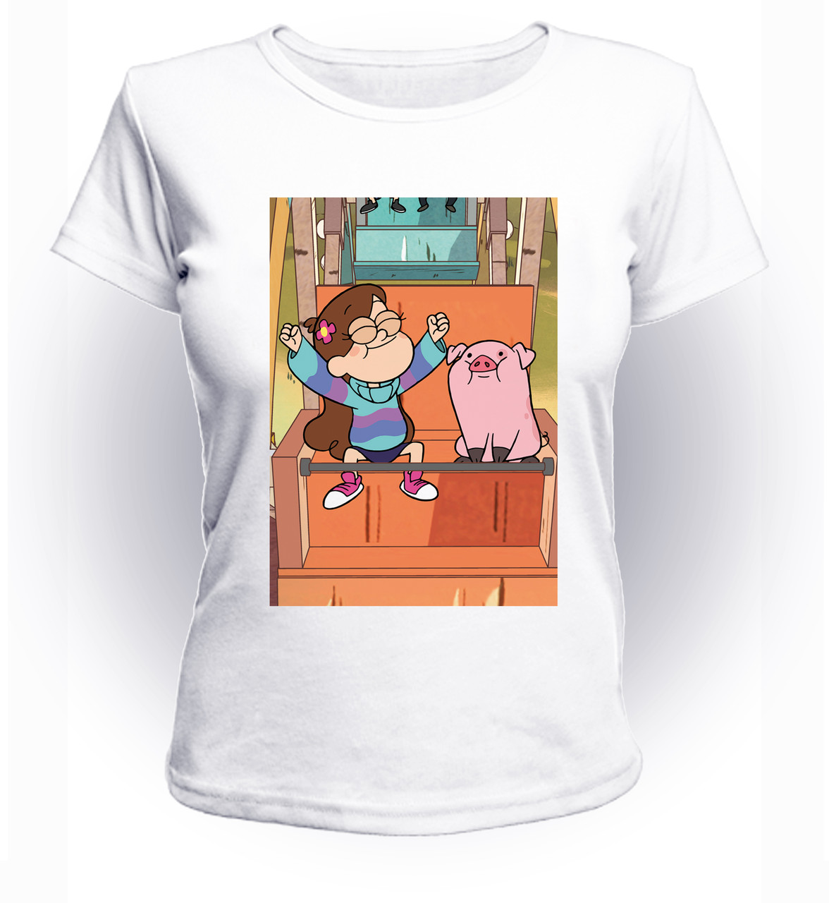 

Футболка GeekLand Гравити Фолз Gravity Falls Мэйбл и Пухля GF.01.013 (FU21GF.01.013/girl-98)