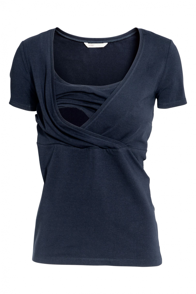 

Футболка для кормящих H&M 0433414001 XS Синий 64820