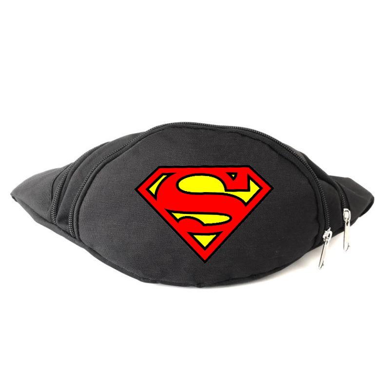 

Сумка Бананка на пояс Супермен Марвел Superman (Marvel-SM) черная