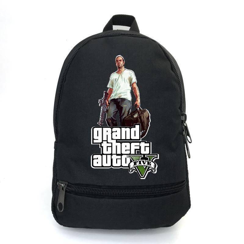 

Рюкзак повседневный городской прогулочный GTA (gta 004-black) черный