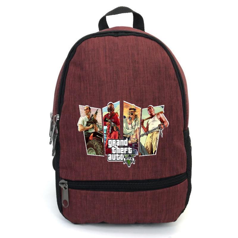 

Рюкзак повседневный городской прогулочный GTA (gta 007-red) бордовый
