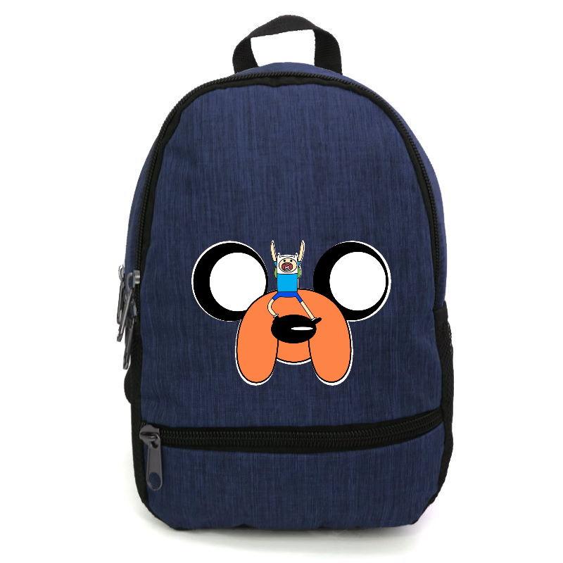 

Рюкзак повседневный городской прогулочный Время Приключений (Adventure time 0010-blue) синий