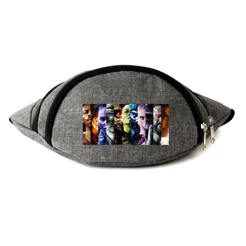 

Сумка Бананка Мортал Комбат на пояс (Mortal Combat 003-gray) серый