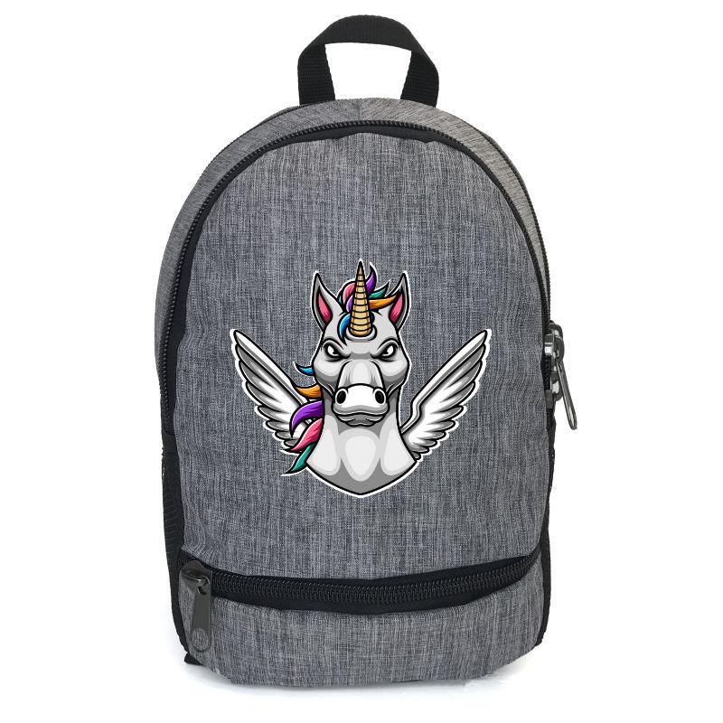 

Рюкзак повседневный городской прогулочный детский Единорог 0039 ( Unicorn ) EDN-0039 grey серый
