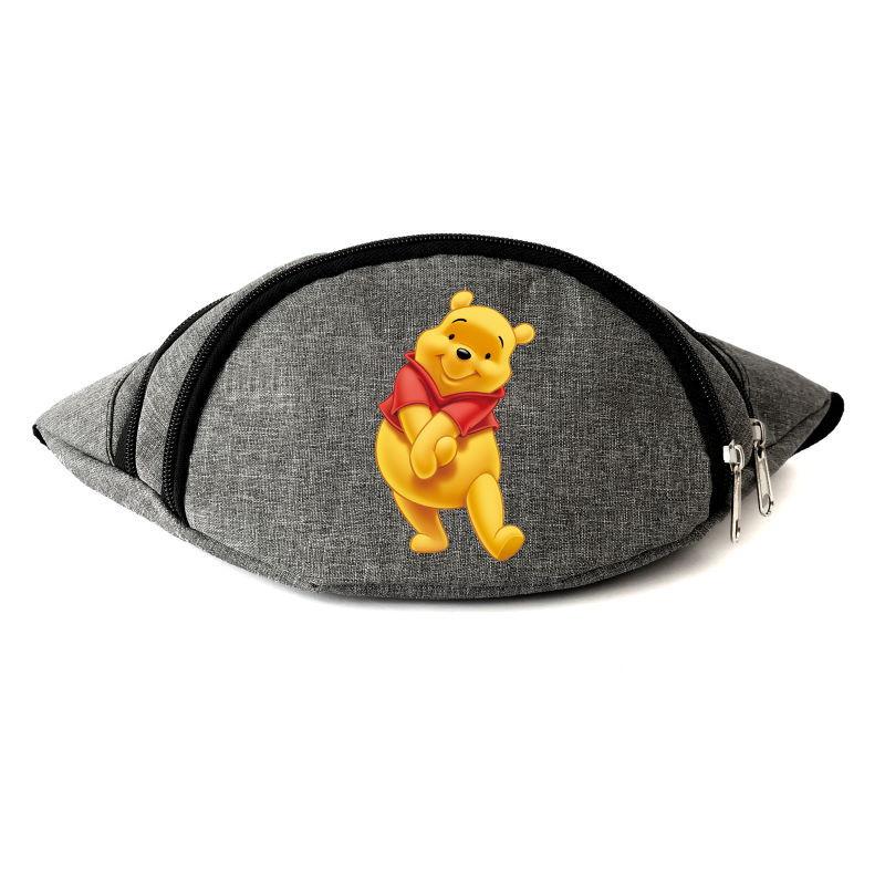 

Сумка Бананка на пояс Винни Пух и друзья (WinniePooh-04) серая