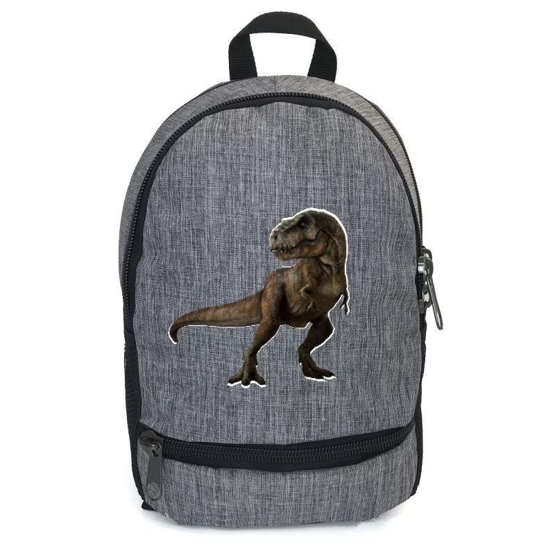 

Рюкзак повседневный городской прогулочный Парк Юрского периода Jurassic World-001 серый