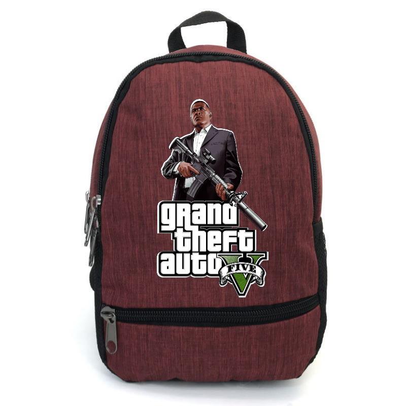 

Рюкзак повседневный городской прогулочный GTA (gta 003-red) бордовый