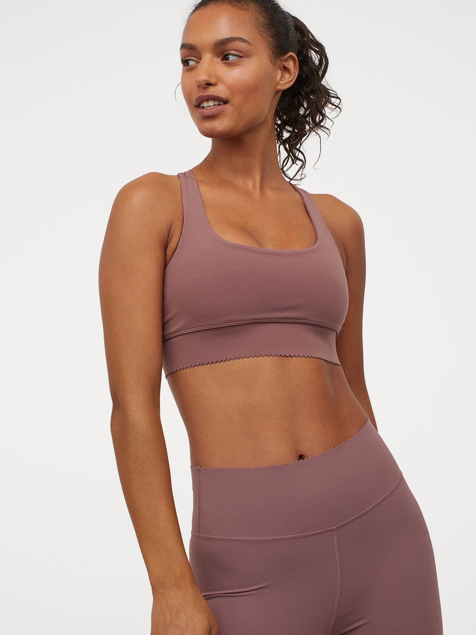 

Спортивный бюстгальтер H&M 2302-8517742  Темно-розовый, Спортивный бюстгальтер H&M 2302-8517742 L Темно-розовый