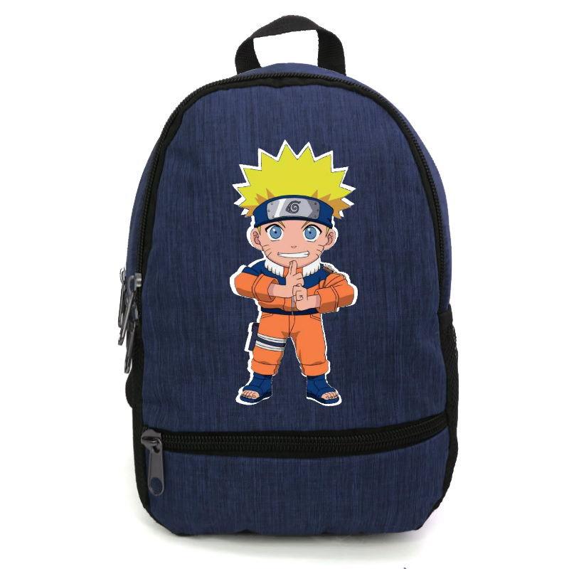 

Рюкзак повседневный городской прогулочный Наруто синий (Naruto-07)