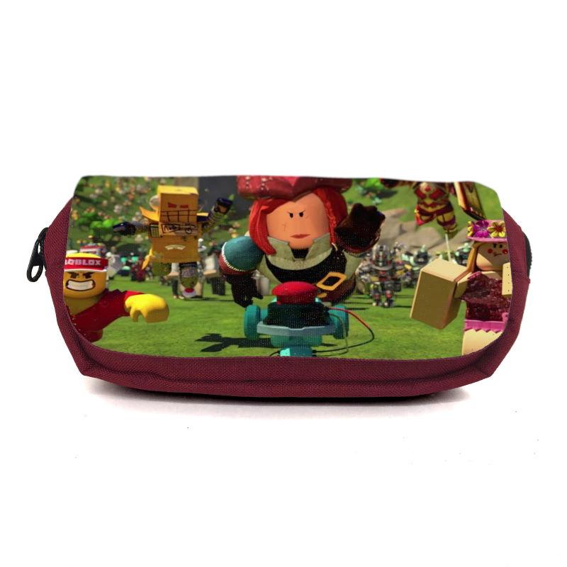 

Школьный пенал Роблокс органайзер универсальный (Roblox-009-red) бордовый