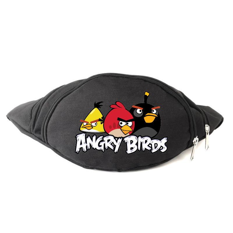 

Сумка Бананка Энгри Бердс на пояс Angry Birds Heroes 2 черная