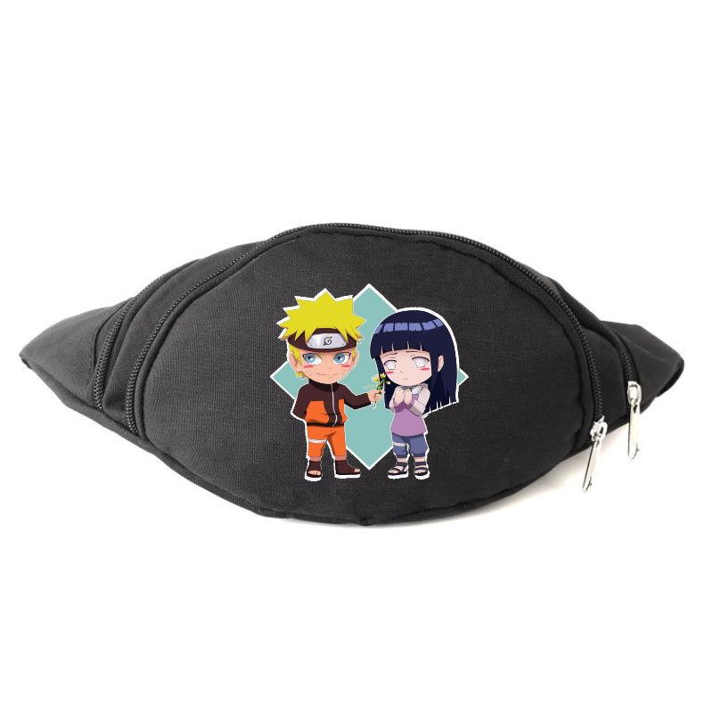 

Сумка Бананка на пояс Наруто (Naruto-05) черная