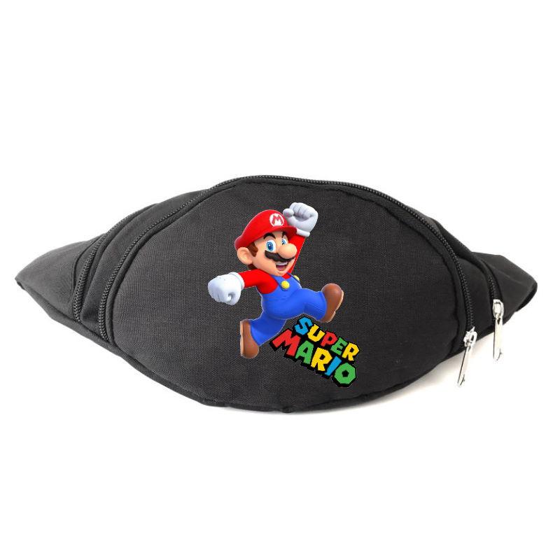 

Сумка Бананка на пояс Супер братья Марио Mario (OB-SM-05) черная