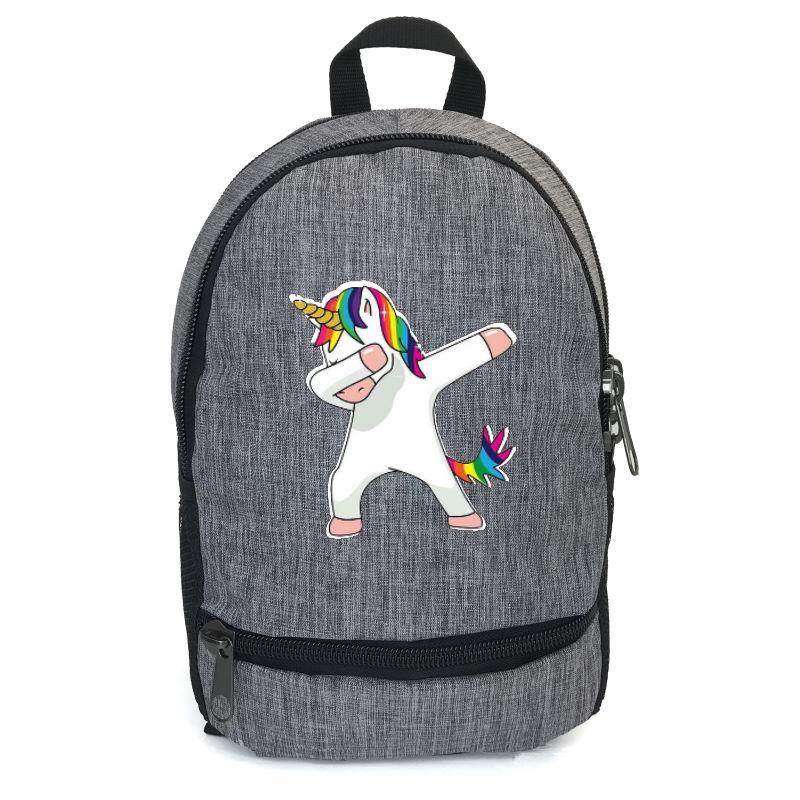 

Рюкзак повседневный городской прогулочный детский Единорог 002 ( Unicorn ) EDN-002 grey серый