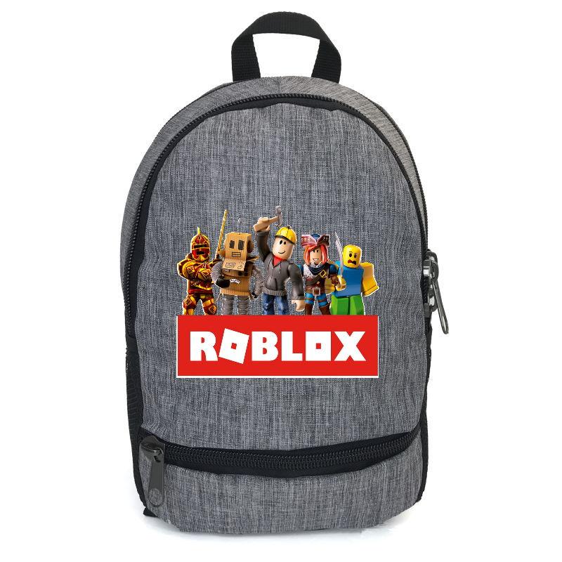 

Рюкзак повседневный городской прогулочный Роблокс Roblox-001 серый