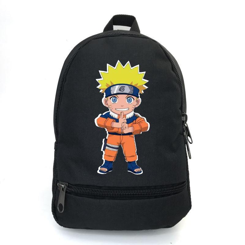

Рюкзак повседневный городской прогулочный Наруто черный (Naruto-07)