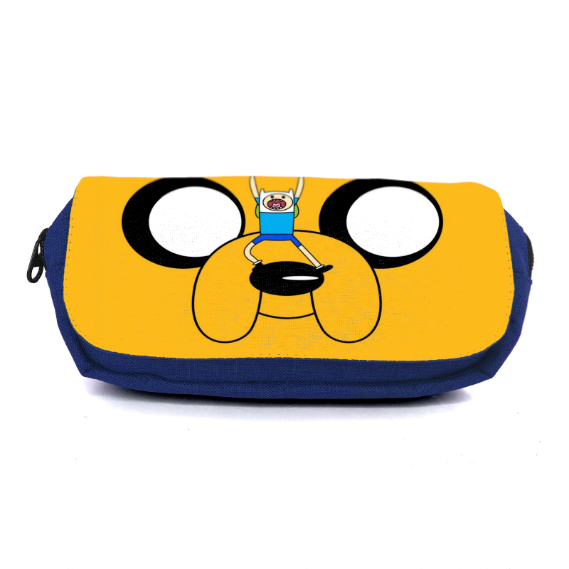 

Школьный пенал Время приключений органайзер универсальный (Adventure time-007-blue) синий