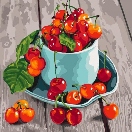

Картина по номерам "Черешневые вкусности" КНО5552