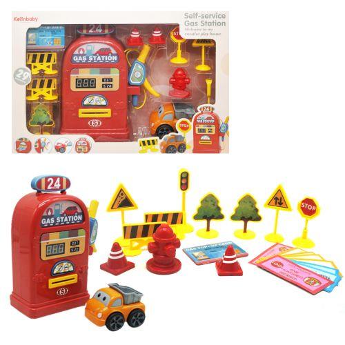 

Игровой набор "Заправка", красный 805EA/EB
