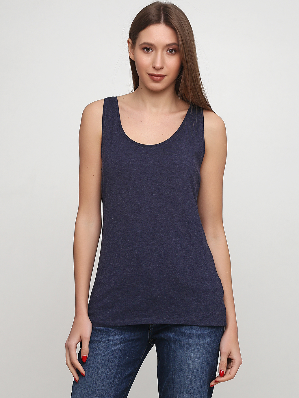 

Майка H&M 0355307_тем. синий_02  Темно-синяя, Майка H&M 0355307_тем. синий_02 S Темно-синяя