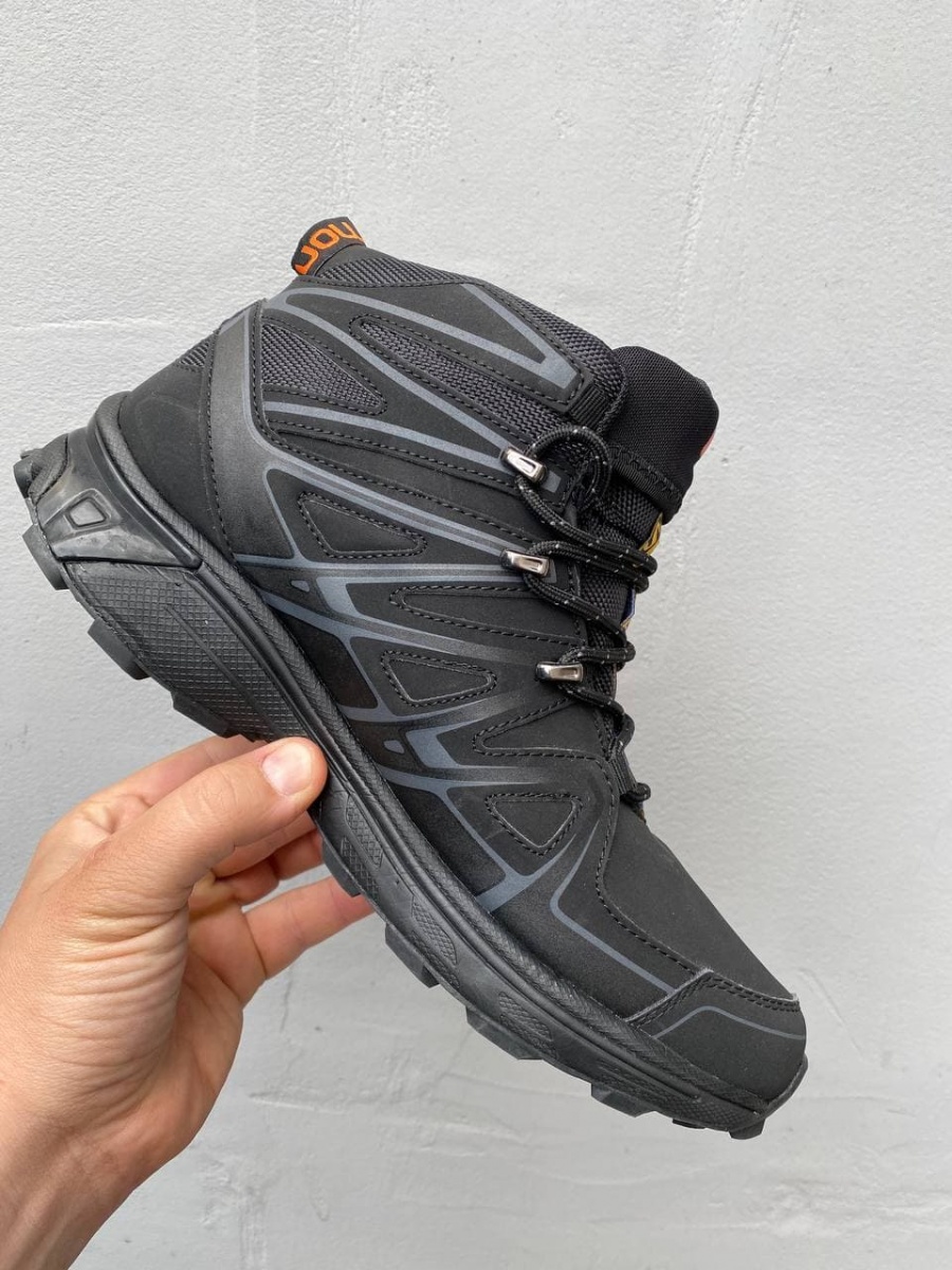 

Мужские ботинки искусственная кожа зимние черные Brand размер 44 FV_001470