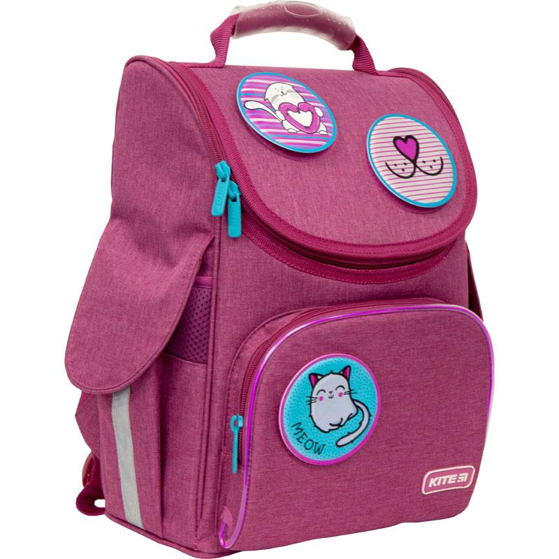 

Рюкзак Kite каркасный с ортопедической спинкой с LED подсветкой Education каркасный Meow K21-501S-6