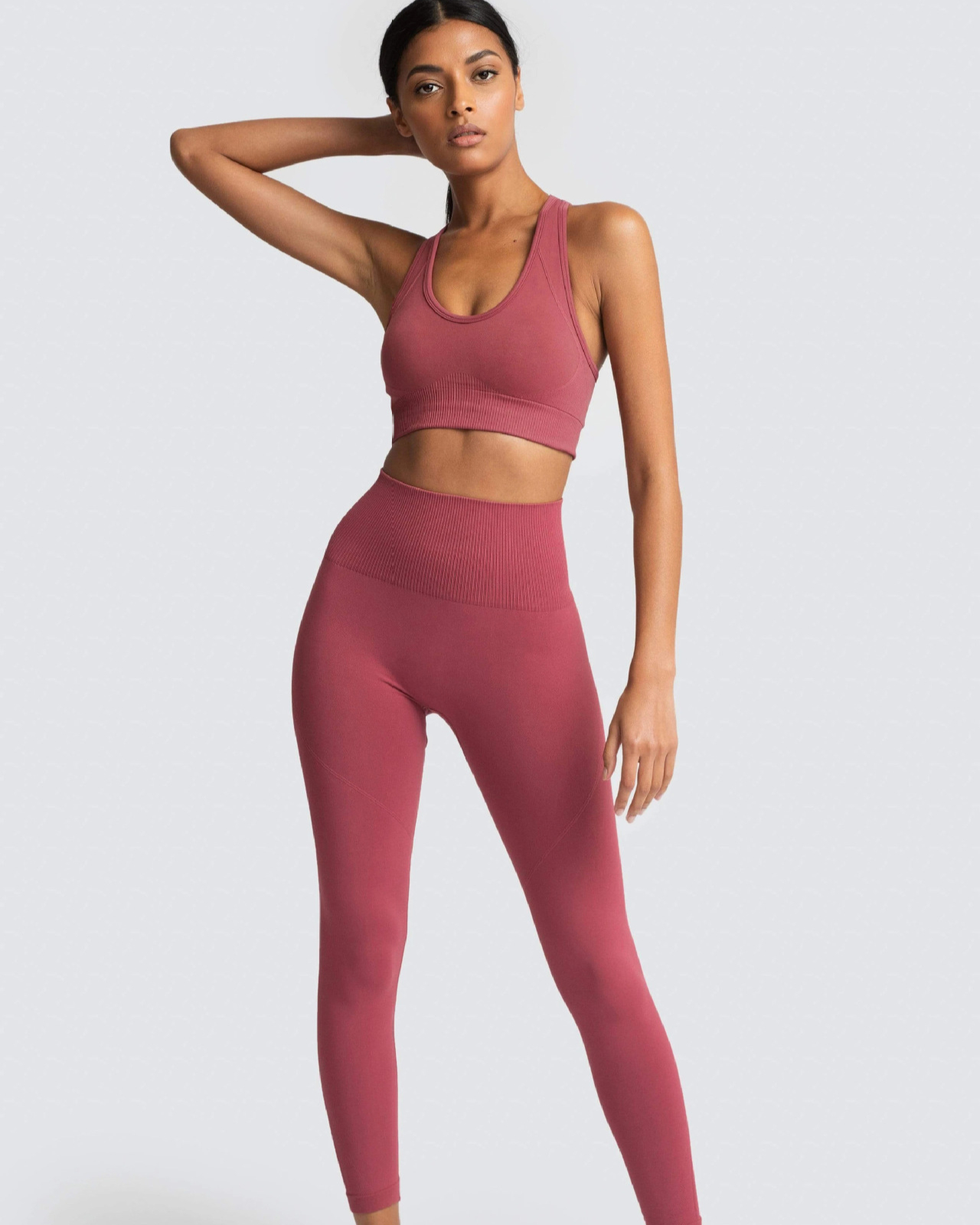

Костюм Mitaogirl для фітнесу SportKnit безшовний (топ і лосіни) S (L-100-074)