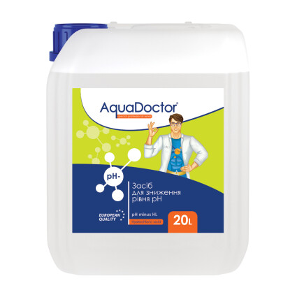

Жидкое средство для снижения pH AquaDoctor pH Minus HL (Соляная 14%) 20л