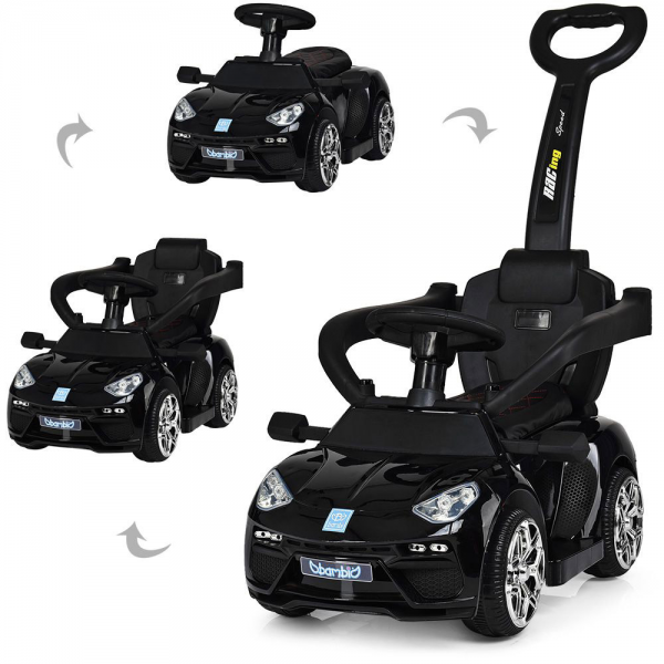 

Электро-/Веломобиль Машина Bambi M 3591LS-2 Черный (SL00597)